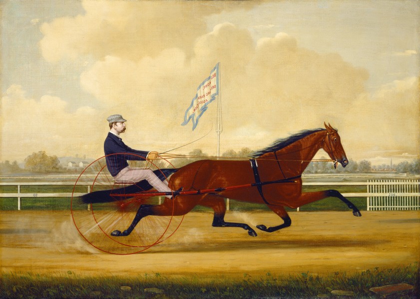 Budd Doble Driving Goldsmith Maid at Belmont Driving Park G-001747-20120802