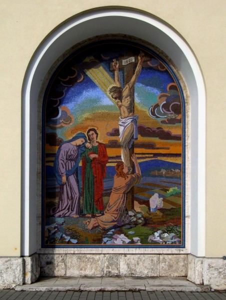 Bytča (Nagybiccse) - mosaic in the catholic church
