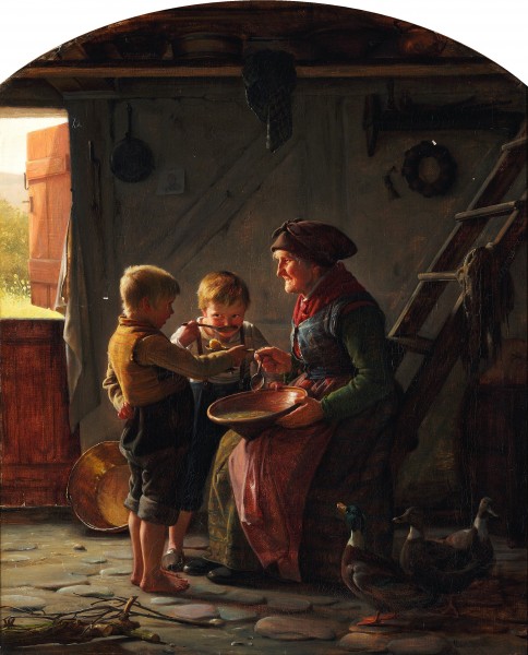 Carl Bloch - Et Maaltid (1859)