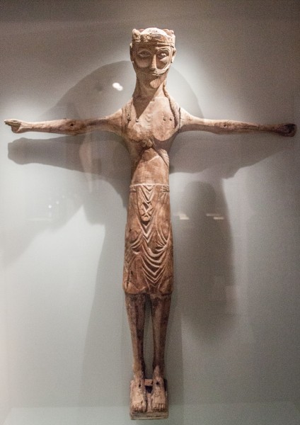 Carved figure of Christ from Ufsir