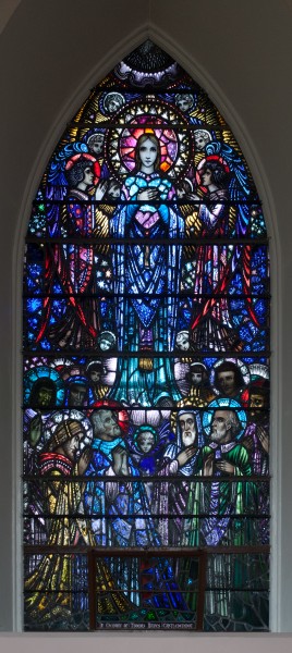 Castledermot Church of the Assumption Window Assumption of Our Lady 2013 09 04