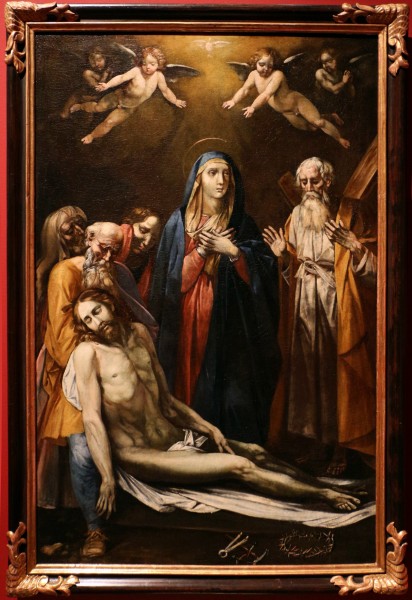 Cavalier d'arpino, cristo morto, maria e sant'andrea apostolo, 1638-40 ca. 01