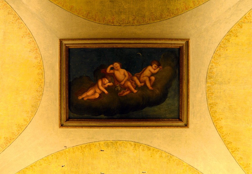 Ceiling of angels dormant in Palazzo Altemps (Rome)