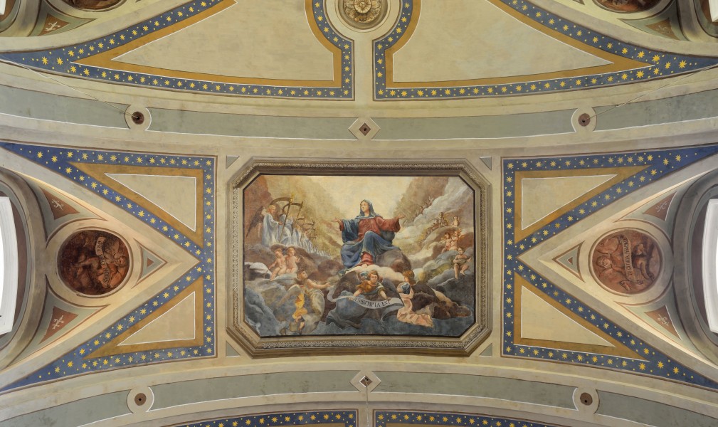 Ceiling of Chiesa di Santa Maria della Vittoria (Scurcola Marsicana)