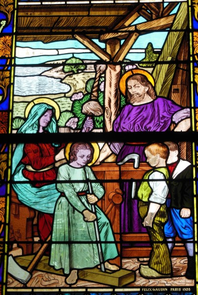 Chapelle Pen-Bron vitrail Jésus Nazareth