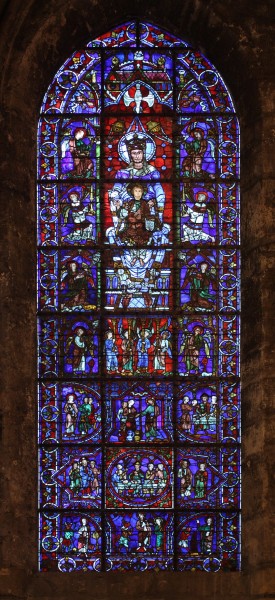 Chartres - cathédrale - ND de la belle verrière