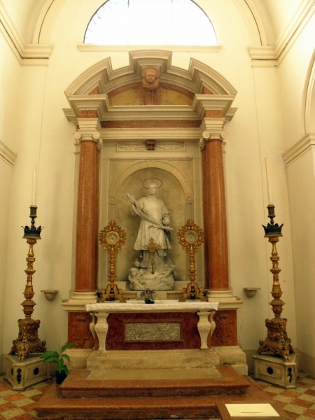 Chiesa dei Santi Francesco e Giustina, altare di San Lorenzo (Rovigo)