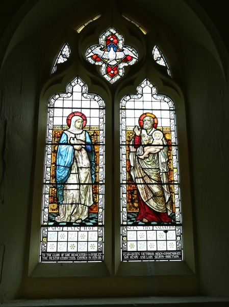 Church of St Mary Matching Essex England - stained glass 1