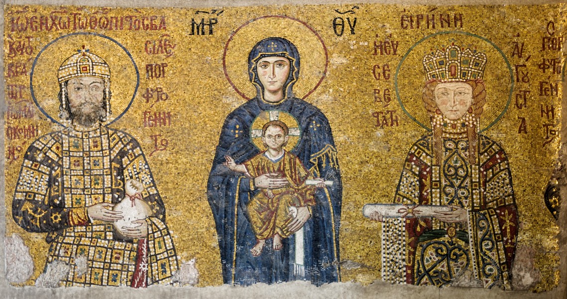 Comnenus mosaics Hagia Sophia