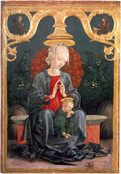 Cosme Tura Madonna and Child in the Garden