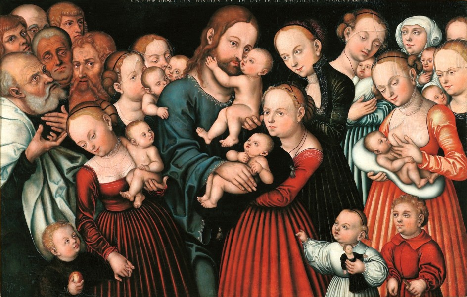 Cranach the Elder Christ blessing the children