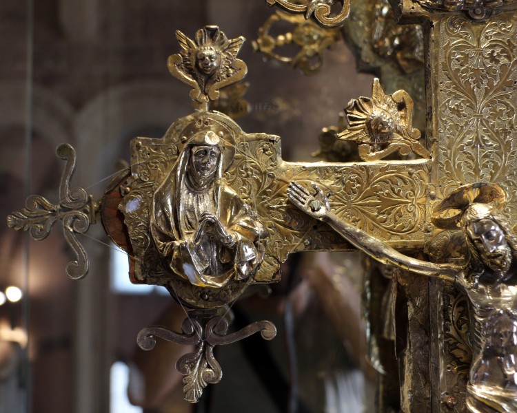 Croce processionale donata dal vescovo marino contareno, xv sec. 03