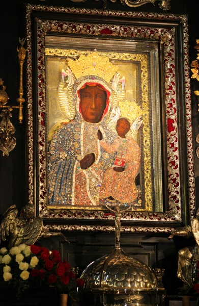 the Black Madonna holy icon in Czestochowa, taken in August 2013, Poland, EU, picture 3/21
