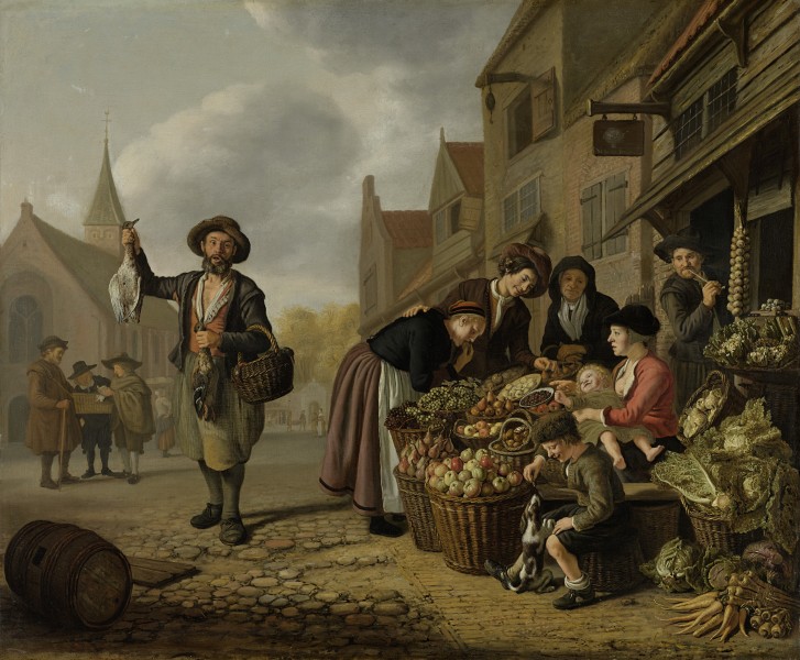 De groentewinkel 'De Buyskool' Rijksmuseum SK-A-2345
