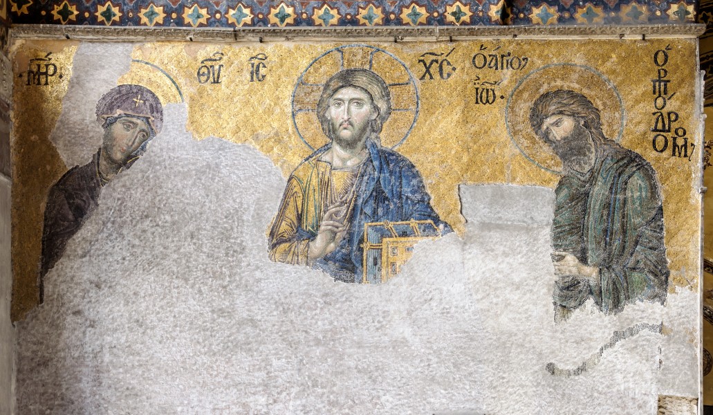Deesis mosaic Hagia Sophia