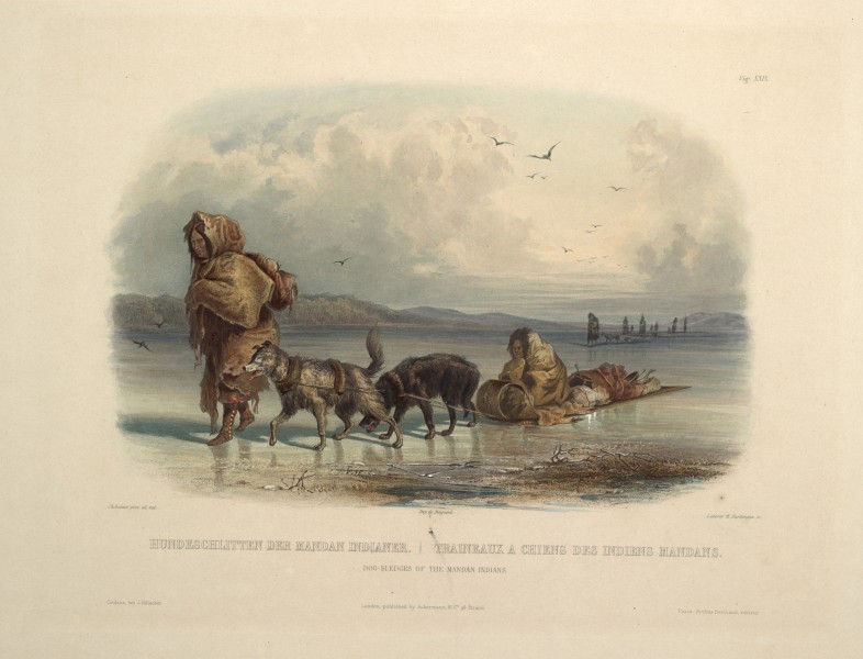 Dog sledges of the Mandan indians 0029v