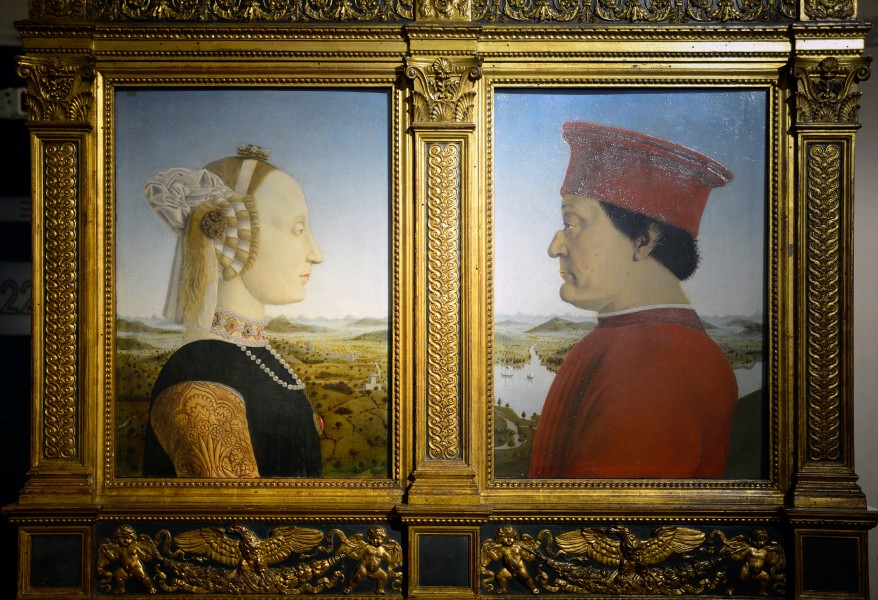 Double portrait of the Dukes of Urbino