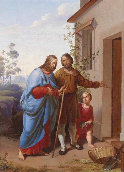 Edouard von Engerth (cricle) Christus ist willkommen