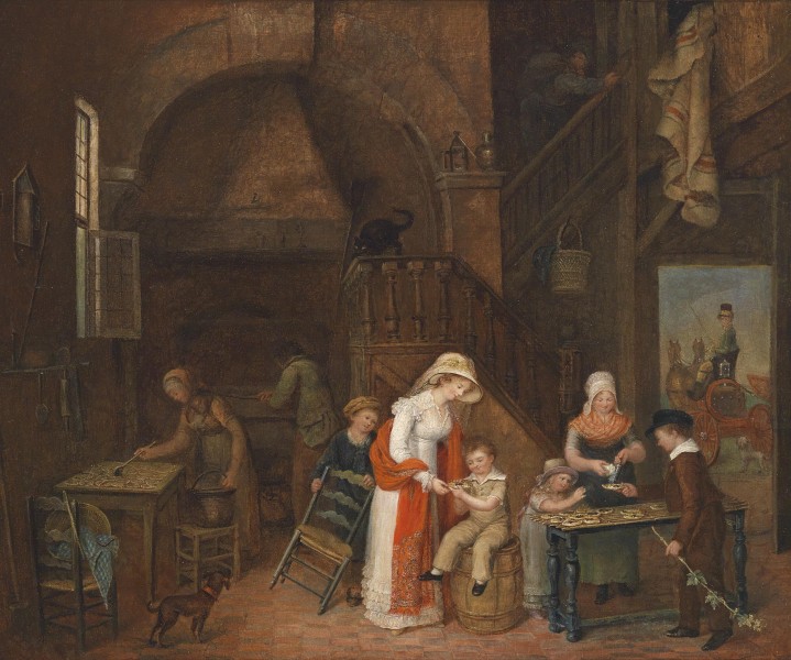 Elisabeth-Marie de Latour Besuch beim Kuchenbäcker 1822