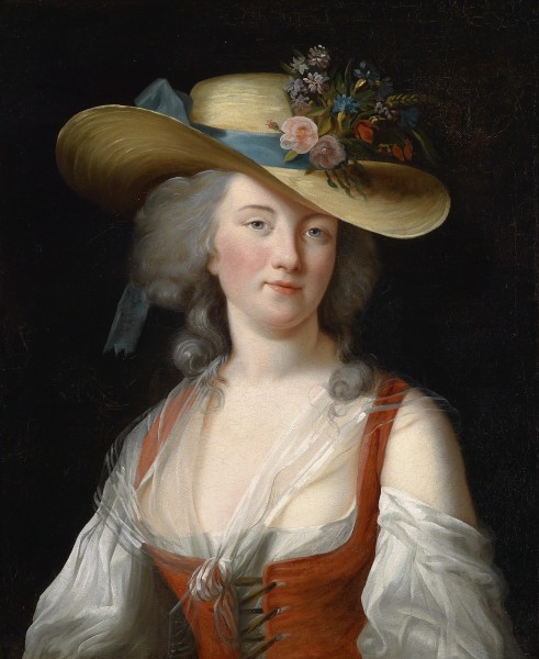 Elisabeth Vigée-Lebrun (and workshop) Portrait Anne Catherine Le Preudhomme de Chatenoy Comtesse der Verdun