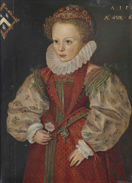 English School 1580s Portrait of a Young Girl