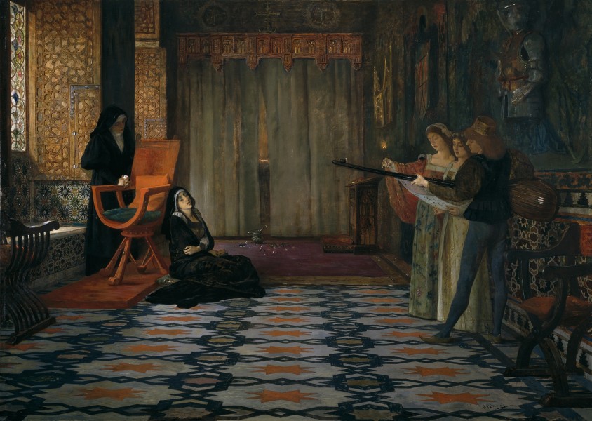 Escena musical o Juana la Loca en Tordesillas (Museo del Prado)