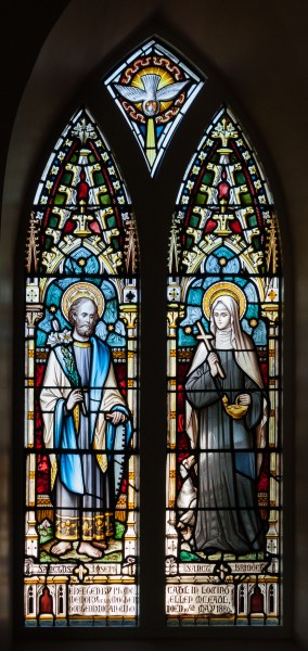 Eskaheen St. Patrick's Church North Wall Saints Joseph and Bridget Window 2014 09 10