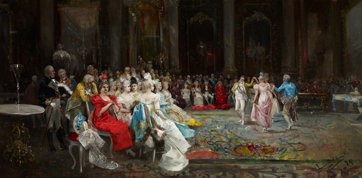 Eugenio Lucas Villaamil Dance at the Palace