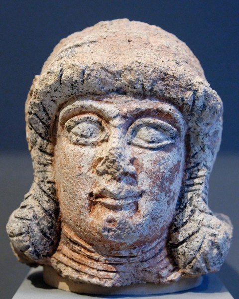 Female head Mesopotamia Louvre AO24227