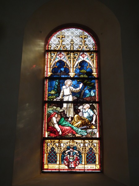 Fenster Seitenschiff Christus auf dem Ölberg Stadtkirche Wiesloch