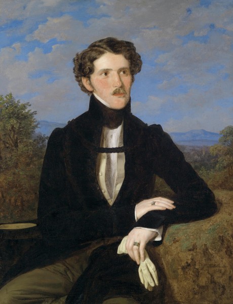 Ferdinand Georg Waldmüller - Portrait of Edward Silberstein