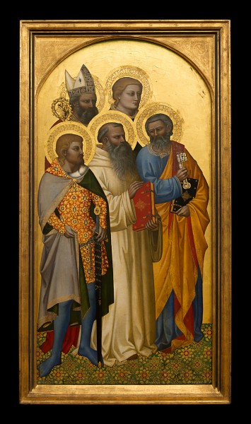 Five saints, Nardo di Cione, WAF 1027, Alte Pinakothek Munich