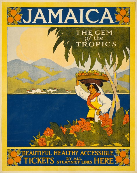 Flickr - …trialsanderrors - Jamaica, the gem of the tropics, Thomas Cook travel poster, 1910