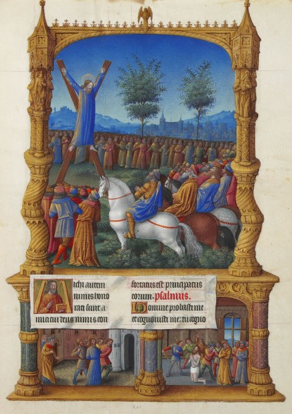 Folio 201r - The Martyrdom of Saint Andrew