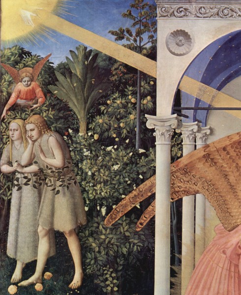 Fra Angelico Adam und Eva Vertreibung aus dem Paradies