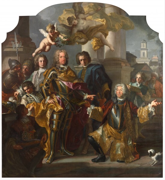 Francesco Solimena - Emperor Charles VI and Gundacker, Count Althann - Google Art Project