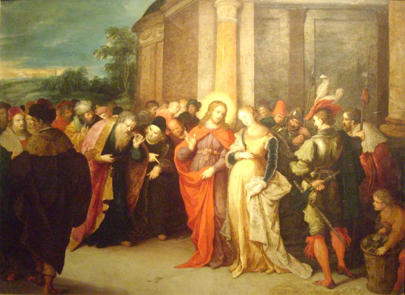Frans Franck le Jeune - Jésus et la femme adultere