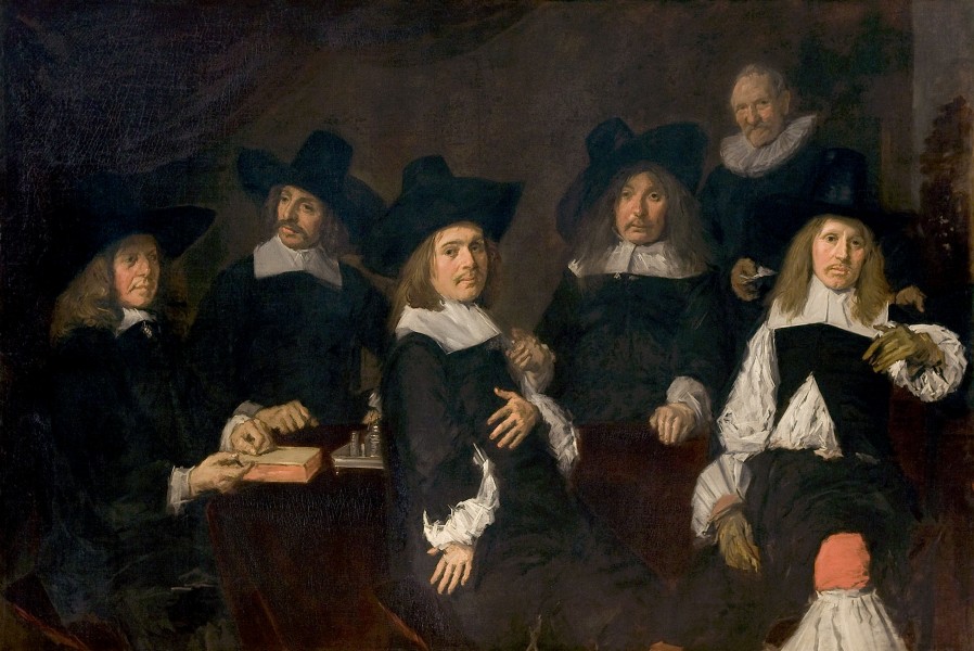 Frans Hals - De regenten van het oudemannenhuis