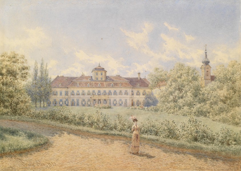 Franz Alt Schloss 1883