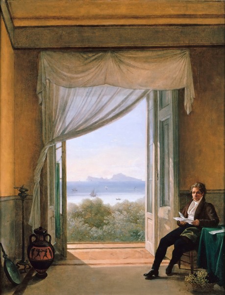 Franz Ludwig Catel - Schinkel in Neapel (1824)