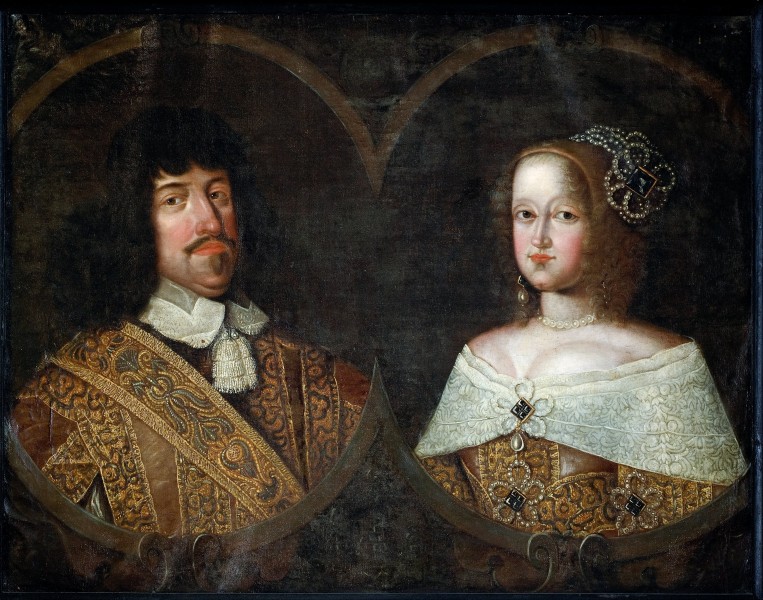 Frederik III of Denmark (1609 – 70) and Sofia Amalia of Braunschweig-Lyneburg (1628 – 85) - Google Art Project