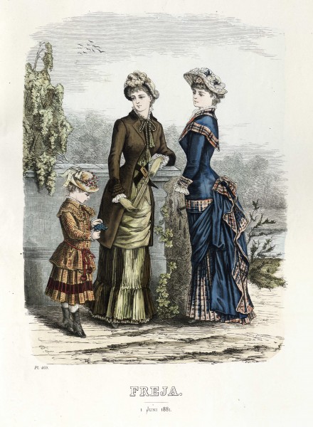 Freja- illustrerad skandinavisk modetidning 1881, illustration nr 11