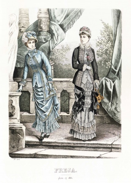 Freja- illustrerad skandinavisk modetidning 1881, illustration nr 12