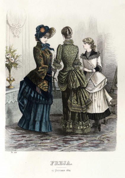 Freja- illustrerad skandinavisk modetidning 1882, illustration nr 19