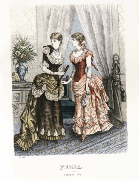 Freja- illustrerad skandinavisk modetidning 1883, illustration nr 3