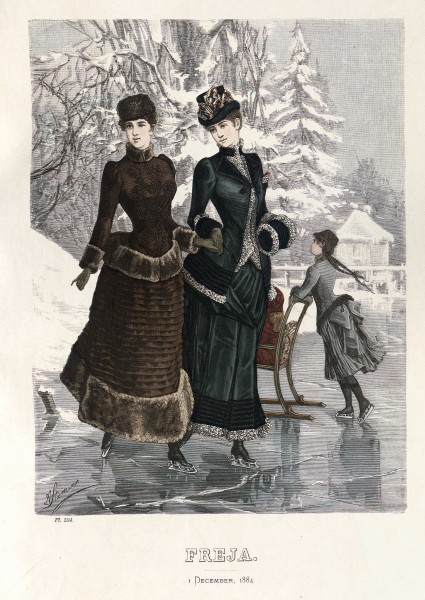 Freja- illustrerad skandinavisk modetidning 1884, illustration nr 23