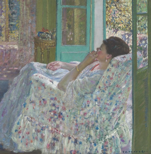 Frieseke, Frederick Carl - Afternoon - Yellow Room - Google Art Project