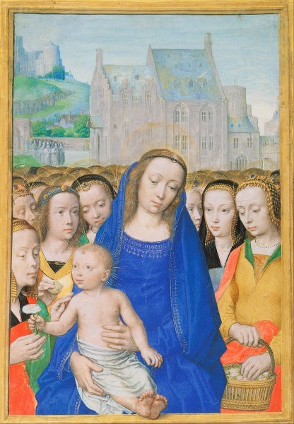 Gérard David - Virgin and Child with Female Saints - Google Art Project