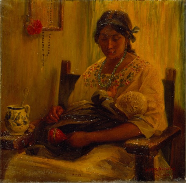 Germán Gedovius - Woman from Tehuantepec - Google Art Project