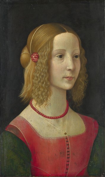 Ghirlandaio, Domenico workshop - Portrait of a girl - National Gallery